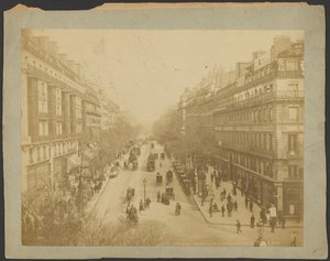 Paris, Perspektive des Boulevard Montmartre von Neurdein freres