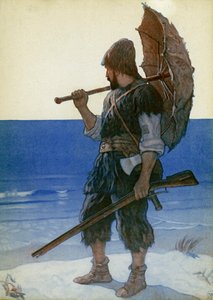 Illustration für Robinson Crusoe