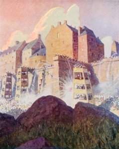 Die Schlacht von Stirling Castle von Newell Convers (after) Wyeth