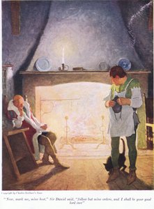 Nun merke auf, mein Wirt, sagte Sir Donald, folge nur meinen Befehlen und ich werde dein guter Herr sein