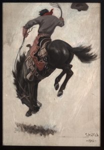 Studie für Cover von Newell Convers Wyeth