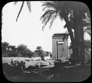 Allee der Sphinxe, Karnak, Ägypten, ca. 1890
