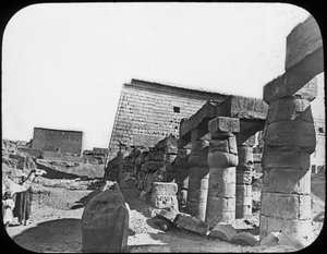 Großer Tempel, Luxor, Ägypten, ca. 1890