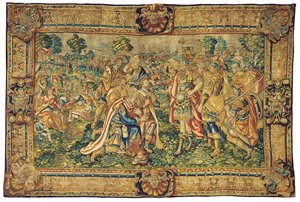 Historischer Wandteppich, erstes Viertel des 17. Jahrhunderts von Nicasius Aerts