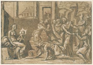 Die Anbetung der Könige, 1540-50 von Giuseppe Niccolò Vicentino