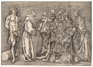 Die sechs Heiligen, ca. 1535