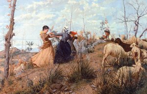 Ringelreihen, von Niccolo Cannicci (1846-1906)