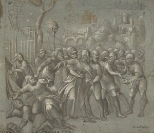 Die Verhaftung Christi, ca. 1545-46 von Niccolo Giolfino