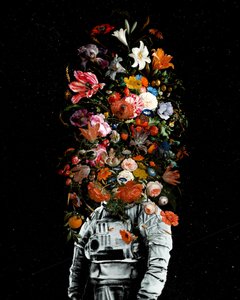 Blühender Astronaut