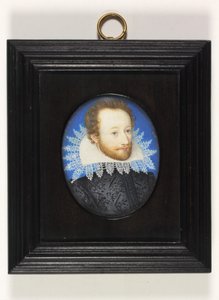 Ein Herr namens Earl of Essex von Nicholas (school of) Hilliard