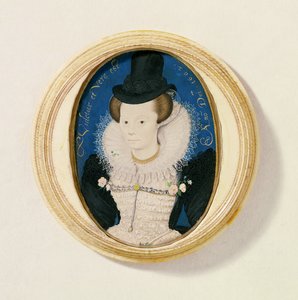 Miniatur einer unbekannten Frau, 1602