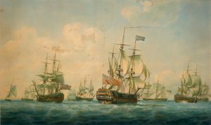Schiffe bei Spithead 1797