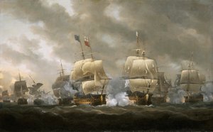 Die Schlacht von Quiberon Bay, 20. November 1759
