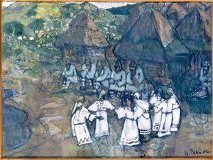 Tanzkreis (Ronde) von Nicholas Roerich