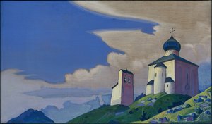 Einsiedelei des Heiligen Sergius, 1933 von Nicholas Roerich