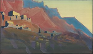 Ladakh, Sonnenuntergang, "Heilige Berge" Serie, 1933
