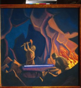 Nibelungen. Schmieden des Schwertes von Nicholas Roerich