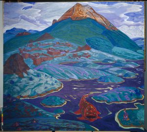 Fantastische Landschaft von Nicholas Roerich