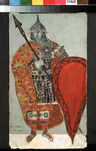 Kostümentwurf für die Oper Fürst Igor von Alexander Borodin