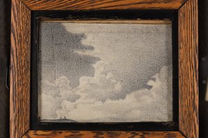 Skizze von Landschaft und Wolken, ca. 1917-19
