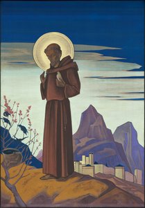 St. Franziskus, 1932 von Nicholas Roerich