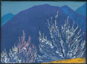 Studie für das Gemälde "Krishna", 1933 von Nicholas Roerich