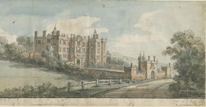 Beaudesert Halle und Park: Aquarell, 1770 von Nicholas Thomas Dall