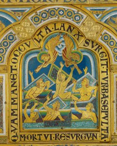 Jüngstes Gericht, vom Verdun-Altar von Nicholas of Verdun