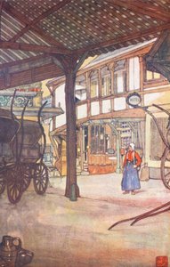 Ein Hotelhof, Rouen von Nico Jungmann