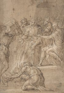 Die Kumanische Sibylle vor Tarquinius dem Stolzen, 16. Jahrhundert