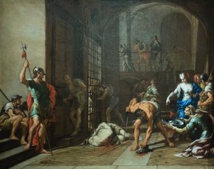 Die Enthauptung von Johannes dem Täufer von Nicola Vaccaro