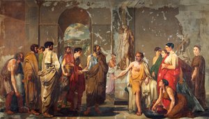 Der Athener Phokion lehnt Alexanders Geschenke ab