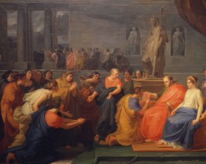 Die zwölf Provinzen des Reiches huldigen Franz I. (Bourbone), von Nicola de Laurentis (1783-1832) von Nicola de Laurentiis