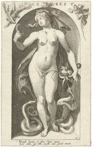 Ceres (Titel auf Objekt) Antike Götter (Serientitel) von Nicolaas Braeu