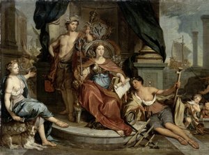 Apotheose der Niederländischen Ostindien-Kompanie (Allegorie der Amsterdamer Handelskammer der VOC)
