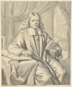 Porträt von Dr. Hugo van der Helst in einem Studierzimmer