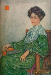 Porträt von Mrs. J. Maltwood, ca. 1892-1906, 1906-7