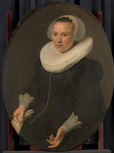Porträt von Maria Joachimsdr Swartenhont von Nicolaes Eliasz Pickenoy