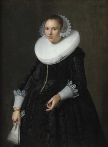 Porträt einer Dame von Nicolaes Eliasz. Pickenoy