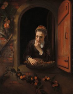 Mädchen am Fenster, bekannt als 