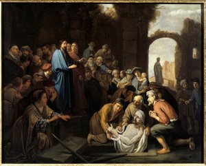Auferstehung des Lazarus von Nicolaes Moeyaert