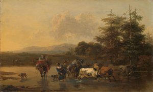 Die Viehherde von Nicolaes Pietersz Berchem