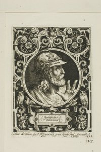 Gottfried von Bouillon, Platte neun aus Die Neun Würdigen von Nicolaes de Bruyn