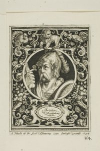 Judas Makkabäus, Platte sechs aus Die Neun Guten Helden von Nicolaes de Bruyn