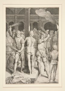 Die Geißelung (Passionsserie) von Nicolaes de Bruyn
