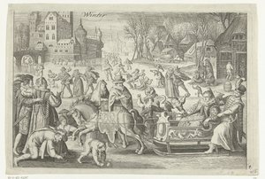 Winter von Nicolaes de Bruyn