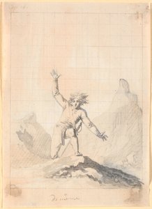 Niels Klim taucht wieder auf den norwegischen Klippen auf von Nicolai Abildgaard