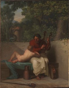 Der griechische Dichter Anacreon und Bathyll, 1808