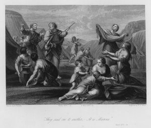 Das Sammeln des Manna, Exodus XVI