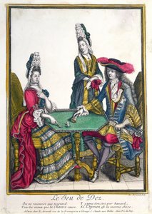 Das Würfelspiel, Ende des 17. Jahrhunderts